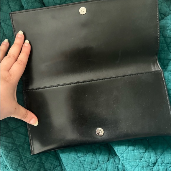 Yves Saint Laurent Black Clutch - Picture 4 of 4